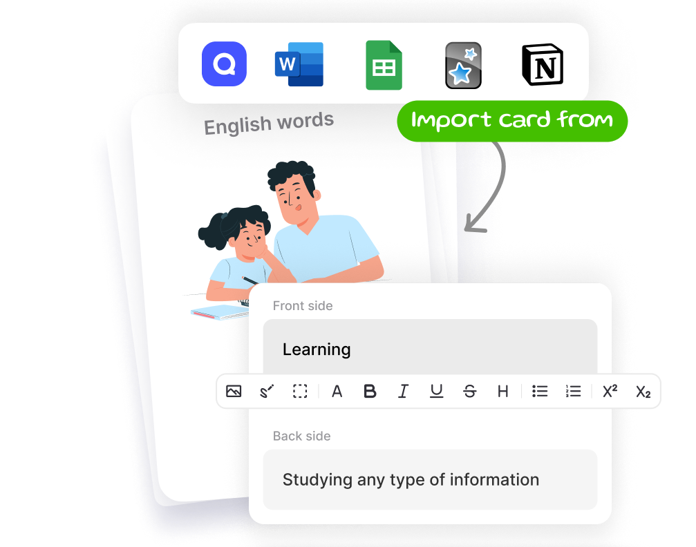 Import your cards from Anki to Noji 